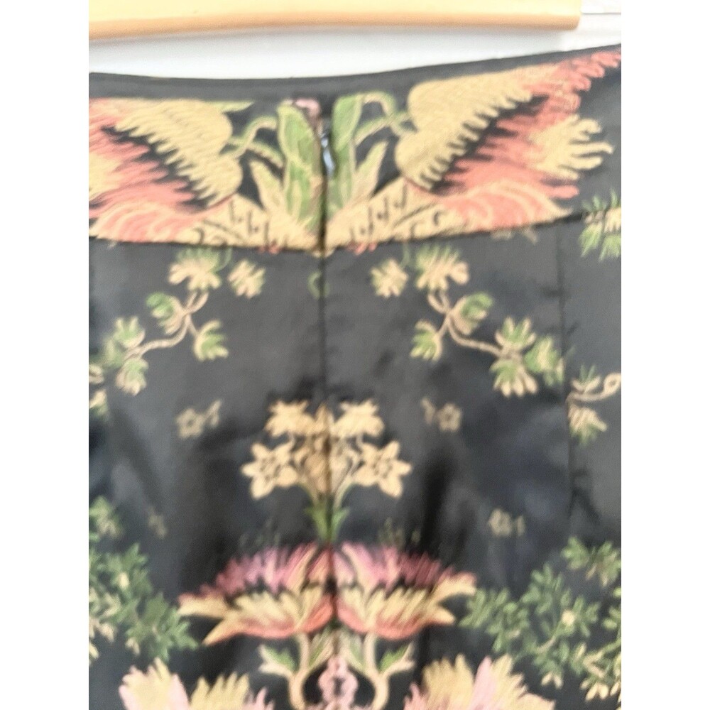 CAbi Tapestry Pencil Skirt Size 6 Floral Brocade Jacquard Lined Career New $125 - Picture 2 of 8